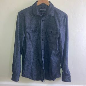 🪵🍂 American Rag Blue Thick Warm Size Medium Buttom Down “Shacket” 🍄🪵